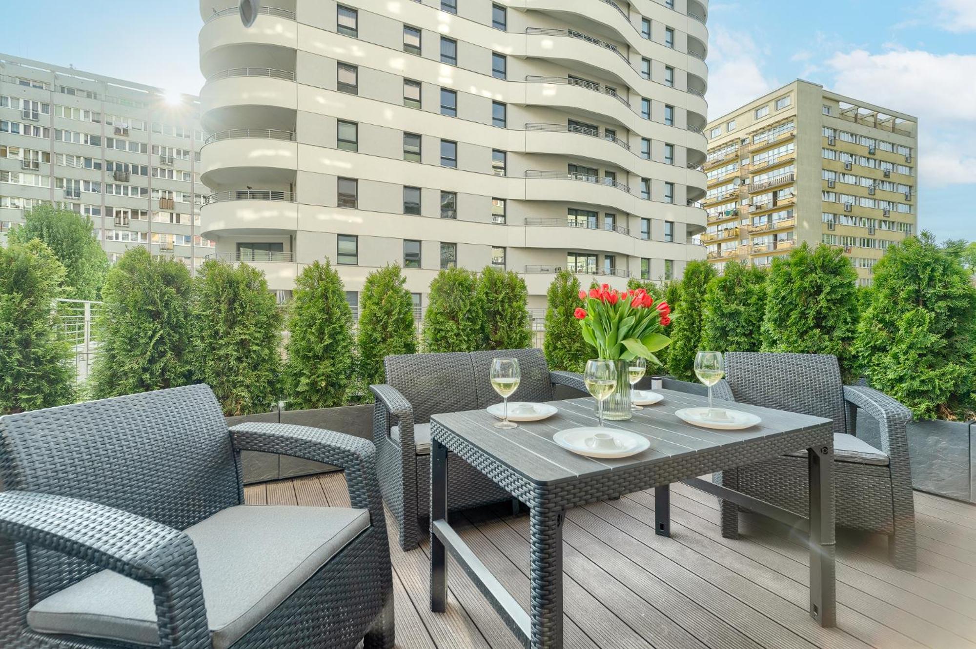 Apartments Ostsee Suntowers Taras Świnoujście Buitenkant foto